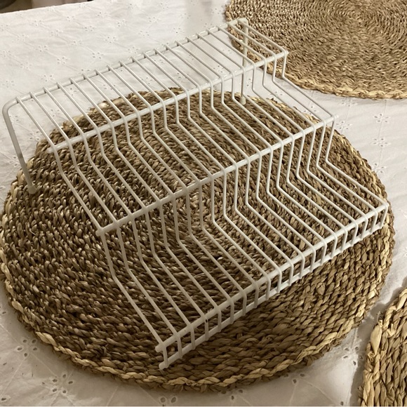 White Metal Kitchen Storage Rack - Picture 2 of 2